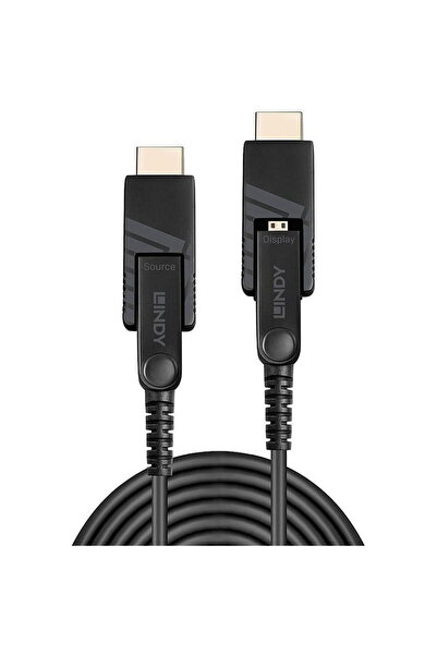 LİNDY Micro-HDMI Fibre Optic Hybrid 18G 10m
