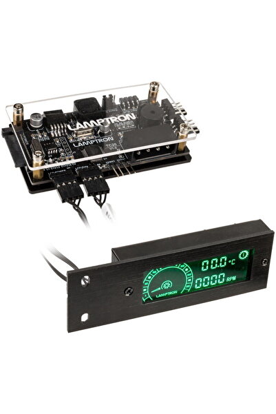 Lamptron PCI RGB LED контролер за вентилатори C20, черен