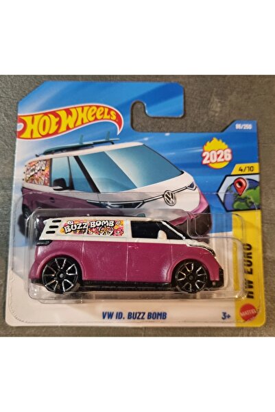 HOT WHEELS VW ID Buzz Bomb 2026 86/250 4/10 HW EV Elektrikli Retro Van Koleks...