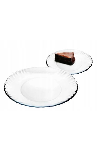 Other Transparent glass dessert plate, 19 cm