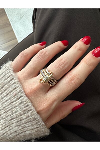 ringbox Four-Stone Ring with Top Detail