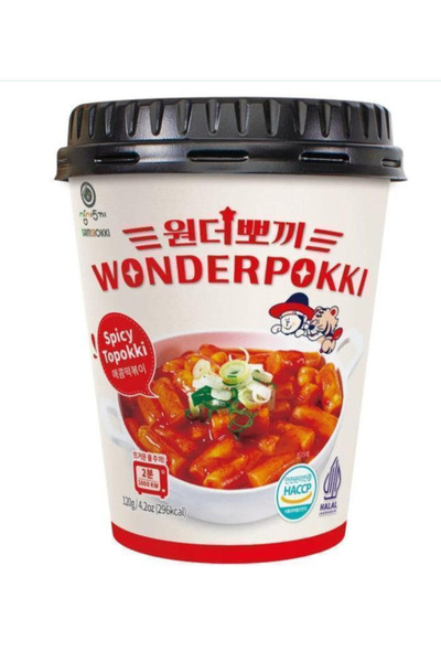 WONDERPOKKI Spicy Topokki Rice Cake 120g x 30