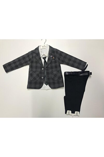 Baby Slon Kids Clup Damatlık Erkek çocuk 4 lü klasik smokin takım elbise