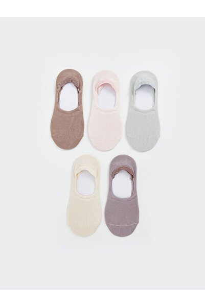 LC Waikiki Women's Plain Ballerina Socks 5-Pack