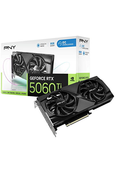 PNY GeForce RTX 5060 Ti VERTO Διπλός Ανεμιστήρας 8GB 128-Bit GDDR7 DLSS 4.0