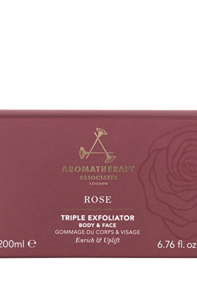 AROMATHERAPY ASSOCIATES , Trandafir, Uleiuri esențiale, Scrub exfoliant, 200 ml