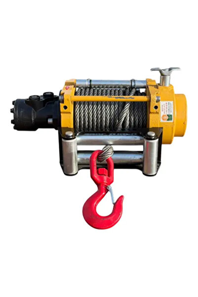 TarımGaraj Traktör ve Treyler Uyumlu Hidrolik Tamburlu Tomruk ve Çekme Vinç 5...