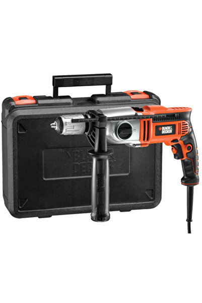 Black&Decker Μαύρο Κρουστικό Δράπανο 1100W 13 mm Kr1102K