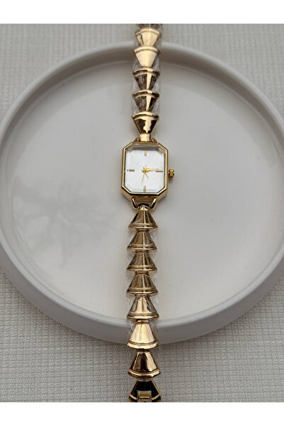 Betüştakıevi Gold Women's Wristwatch – Square Case Stylish Design