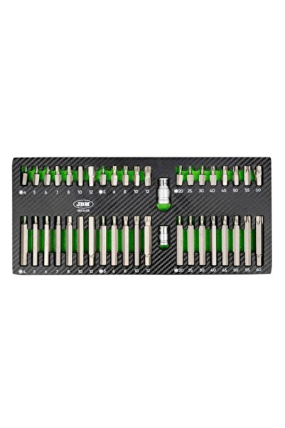 JBM SET OF 42 HEXAGONAL ALLEN KEYS AND TORX BITS