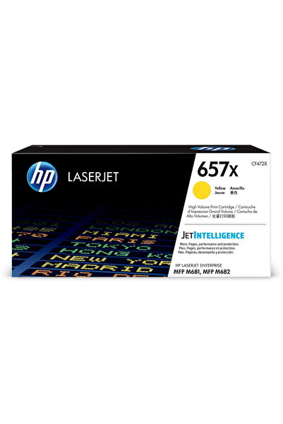 HP 657X LaserJet Toner, Κίτρινο, 23000 σελίδες, Για M681, M682
