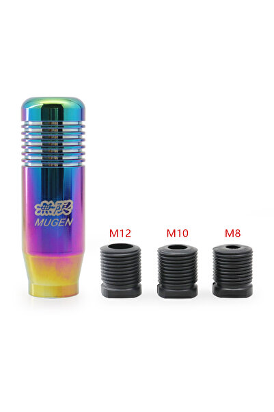 Choice7 Neo chrome 8 Color Universal Car Aluminum Manual Gear Shift Knob Stic...