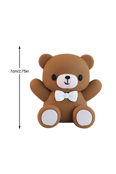 choice2 1pcs brown 3D Bear Cake Toppers Bear Cake Decorati for Boy Girl Baby ...