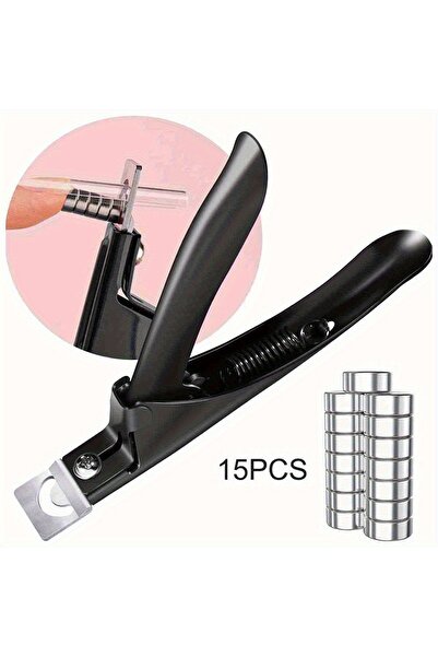 Choice3 Black style 2 Acrylic Nail Cutter Stainless Steel Rainbow Clipper Sci...