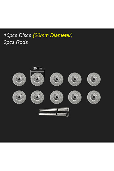 Choice3 قرص قطع ماسي 20 مم، عجلات قرص قطع دوارة، شفرة منشار دائري لأداة دريمي...