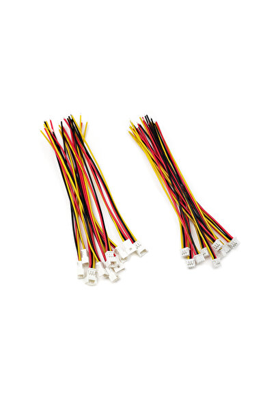 Choice4 10 أزواج من موصلات JST صغيرة ثلاثية الأطراف (3P) أو 5/10 أزواج، بمساف...