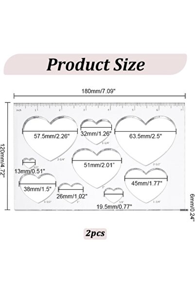 Choice1 AECH06-11928 قطعتان، قالب ترصيع على شكل قلب 9 في 1، قوالب راوتر، قوال...
