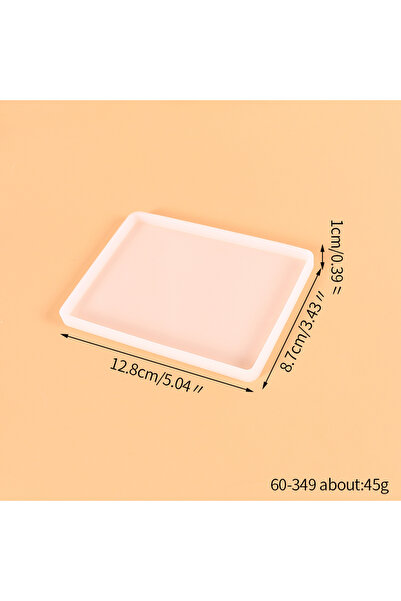 Choice16 قالب سيليكون راتنجي مستطيل الشكل (60-349) لتخزين الأكواب، بتصميم هند...