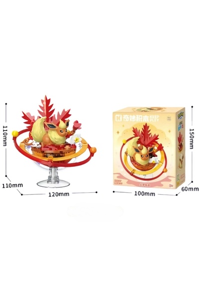 Choice7 مع صندوق فليريون الجديد، لعبة بناء بوكيمون الأصلية من كيبلي، مكعبات ب...