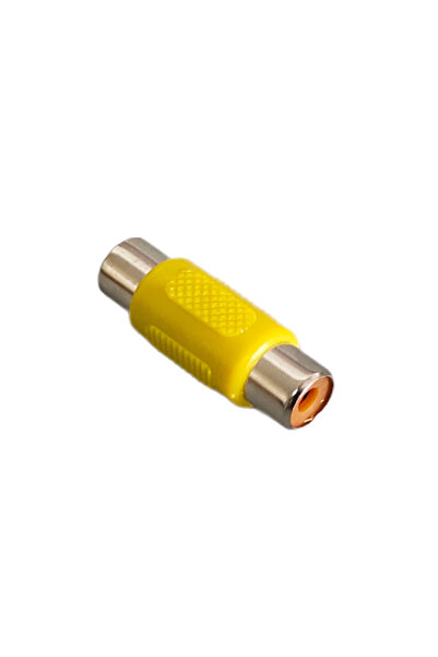 choice2 وصلات RCA صفراء مستقيمة من أنثى إلى أنثى للصوت والفيديو، 5 قطع، مقبس ...