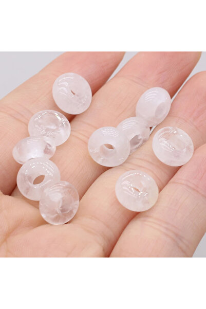 Choice3 5x10mm Clear Quartz 10pc Natural Stone Beads Loose Turquoises Quartz ...
