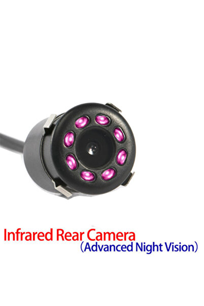 Choice11 كاميرا الرؤية الخلفية للسيارة Hippcron 101 IR مزودة بـ 8 مصابيح LED ...