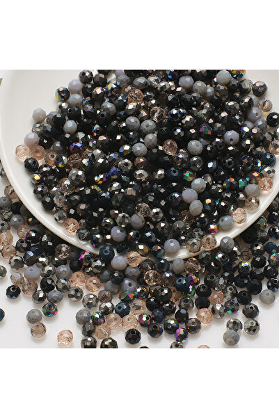 Choice56 4mm 500pcs black Mix Color 2/3/4/6/8/10/12MM Rondelle Austria Facete...