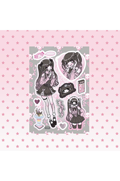 Choice16 19 1/32 قطعة من كتاب ملصقات دومي الكوري الجديد، صفحات داخلية، ملصقات...