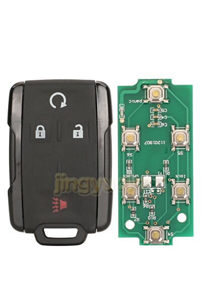 Choice7 مفتاح سيارة كامل من نوع جينغيوكين، بتردد 315 ميجاهرتز، 4 أزرار، أسود ...