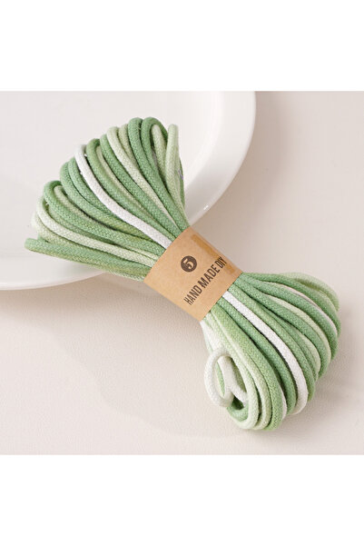 Choice4 4mm 10m Style5 4mm 10m Colored Gradient Cotton Cord - For Bag Garment...