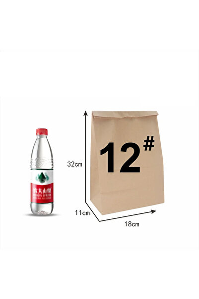 Choice8 30 قطعة رقم 12، 18×32×11، 10/30/50/100 قطعة ، حقيبة ورقية بنية اللون ...