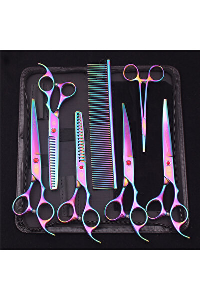 Choice26 مقصات العناية بالحيوانات الأليفة Z3003-Cai-7P من بيربل دراغون، 7 بوص...