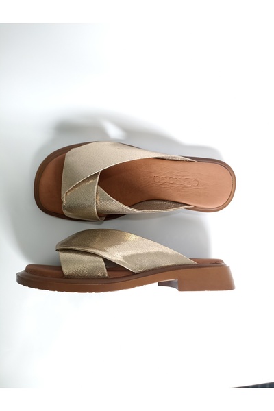 ezmoda Altın Sultan Luxury Orthopedic Slippers