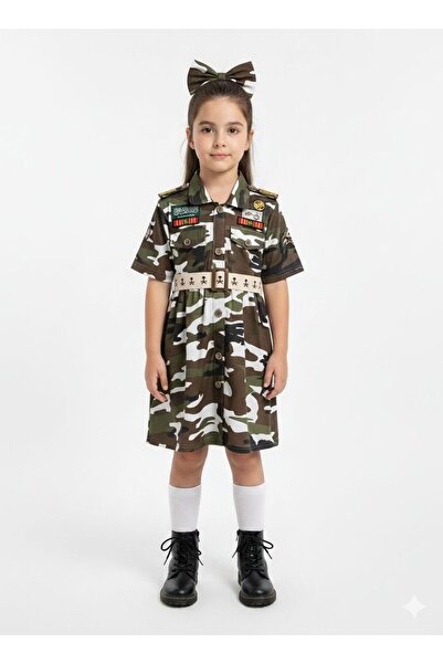 HMR Girls' military dress