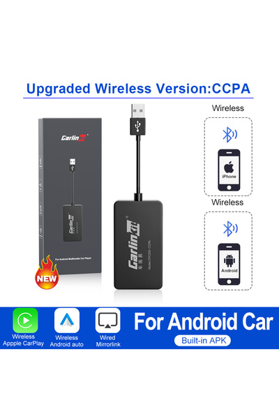 Choice1 سيارة أندرويد CCPA Carlinkit لاسلكي CarPlay لوحدة رأس السيارة أندرويد...