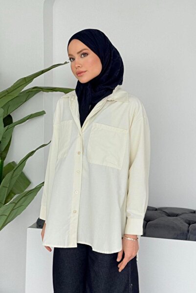 Şulemoda Giyim Poplin Shirt Ecru