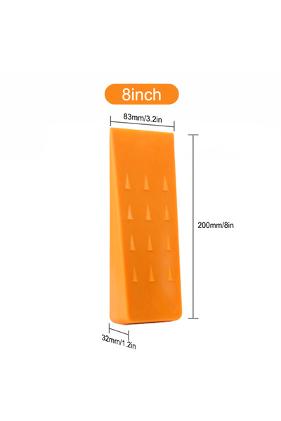 Choice3 8 Inch orange Tree Felling Wedge Plastic Felled Chk Tree Cutting Wedg...
