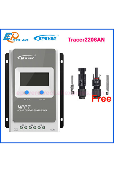 Choice5 وحدة تحكم الشحن الشمسي Tracer2206AN EPEVER MPPT Tracer بقدرات 10 أمبي...