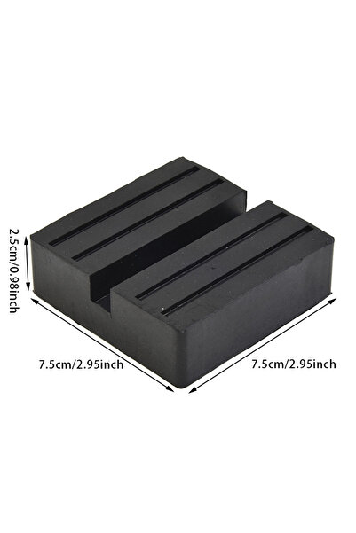 choice2 واقي إطار وسادة رافعة السيارة السوداء المربعة ذات الفتحات، محول، أداة...