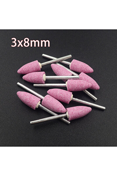 choice2 10 قطع من أقراص الطحن الخزفية المثبتة على عمود 3x8 مم، 10 قطع من أقرا...