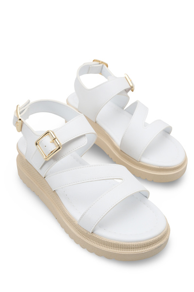 Riccon Women's Sandals 0012808 White