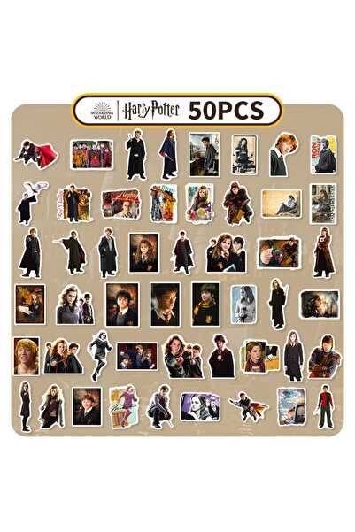 Choice1 0017-50 قطعة ملصقات هاري بوتر أصلية، إصدار Q، صور كرتونية لهيرميون ما...