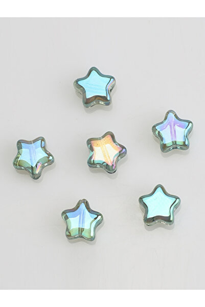 Choice9 TM green 50pcs/Lot Crystal Star Pendats 8mm Faceted Glass Loose Beads...