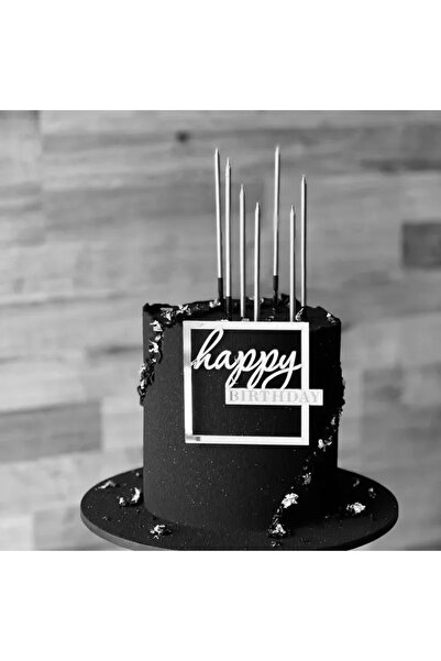 Choice4 B-Sliver Multi Style Rose Gold Premium Acrylic Birthday Cake Decorati...