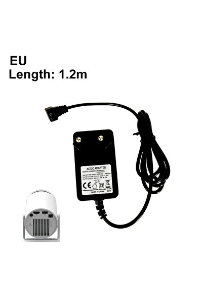 Choice3 EU 1.2m DITONG HY300pro projector 1.2/3m Original extended power adap...