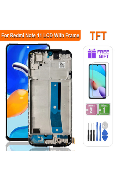 Choice1 شاشة LCD من نوع Note11 TFT W Frame Super AMOLED لهاتف Redmi Note 11 L...