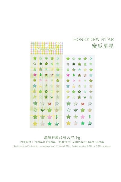 Choice1 مجموعة ملصقات GN 4 Designs Candy Star Series، ملصقات راتنجية رائعة بت...