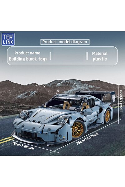 choice2 مجموعة بناء سيارة سباق رياضية من تويلنكس، 973 قطعة، 66637 قطعة، للأول...