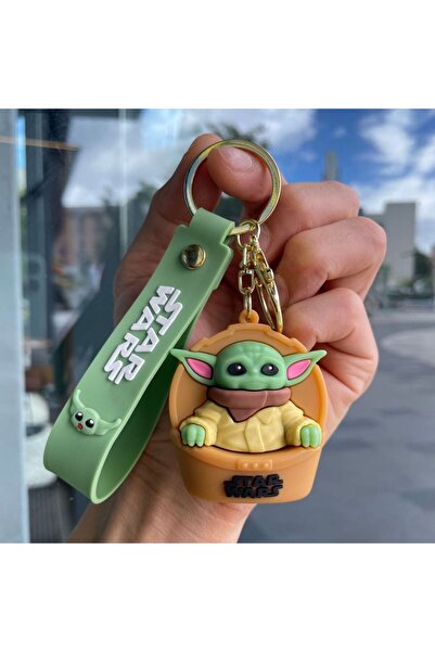 Choice Bandai 006 Star War Keychain Anime Master Yoda Cute Baby Yoda Silicone...