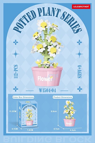 senacacollection Çiçek Model Bricks Yapı Oyuncak Lego 1 ADET